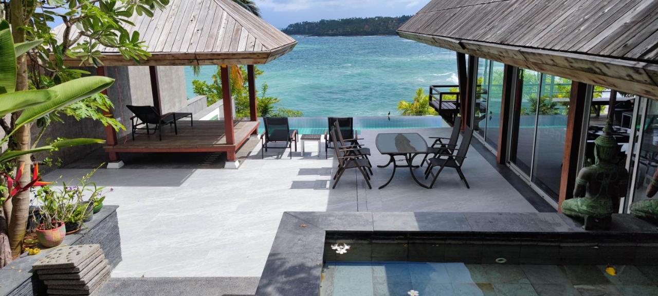 Surin Beach Oceanfront Villa With Ocean And Beach Views Eksteriør bilde