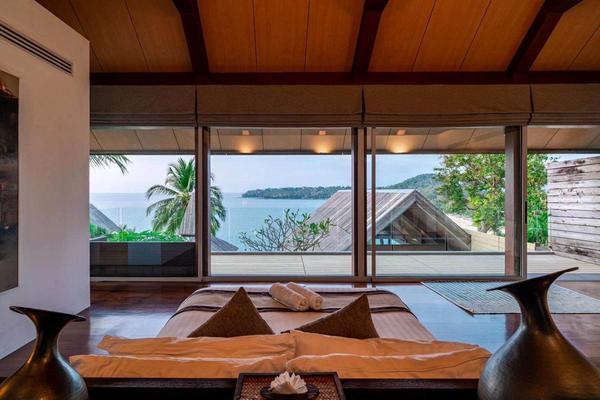 Surin Beach Oceanfront Villa With Ocean And Beach Views Eksteriør bilde