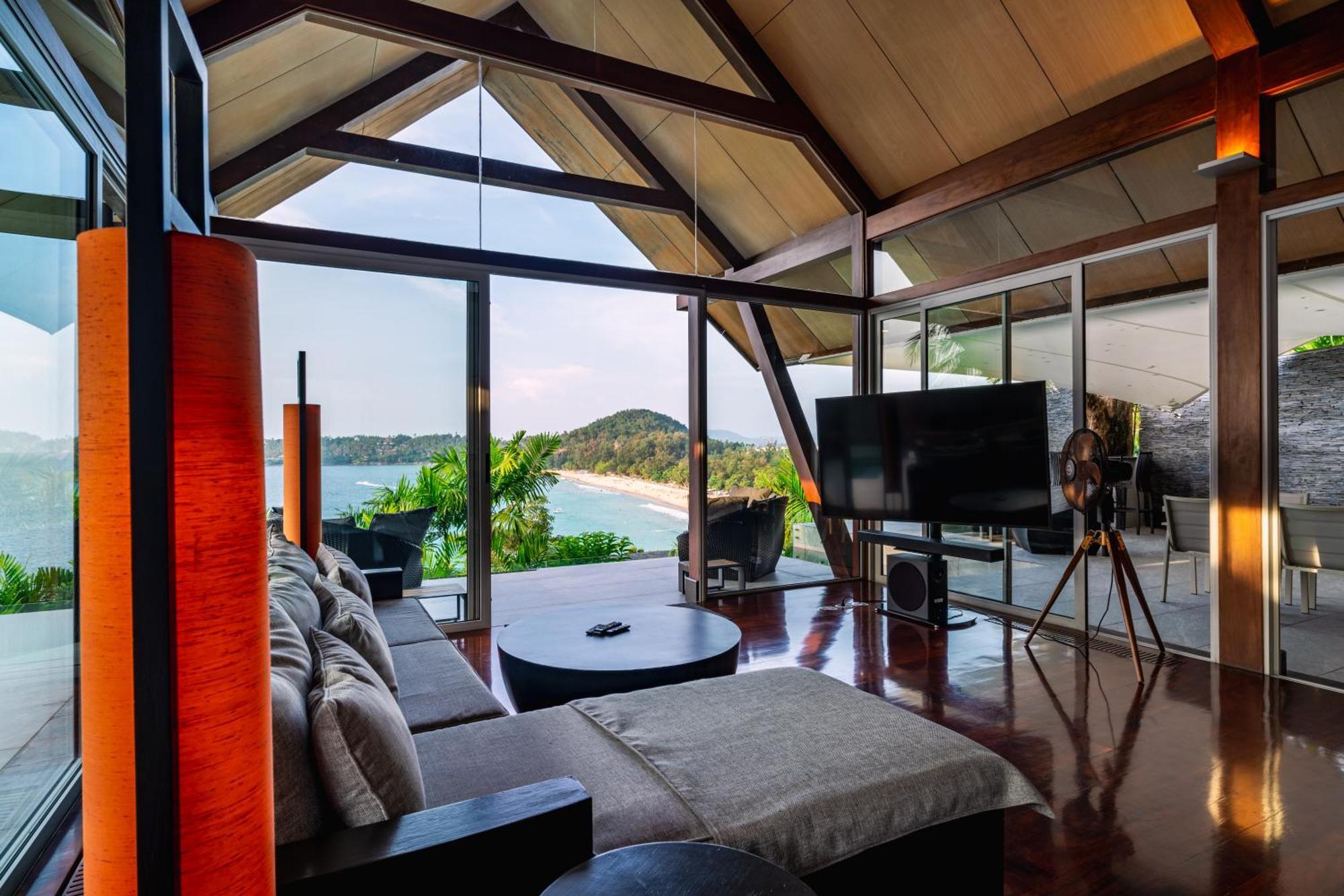 Surin Beach Oceanfront Villa With Ocean And Beach Views Eksteriør bilde