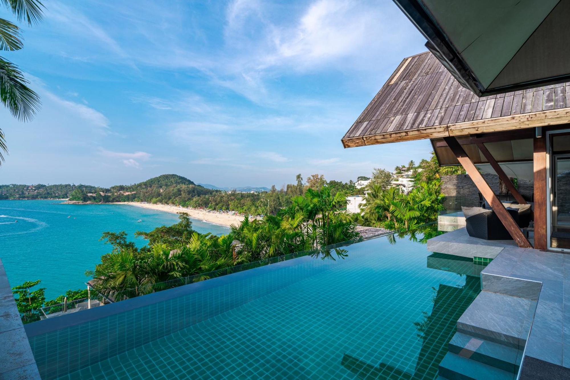 Surin Beach Oceanfront Villa With Ocean And Beach Views Eksteriør bilde