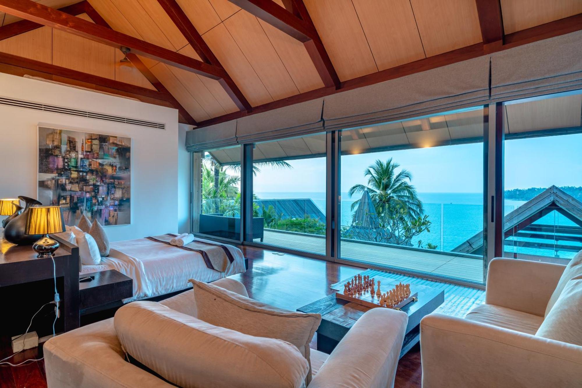 Surin Beach Oceanfront Villa With Ocean And Beach Views Eksteriør bilde